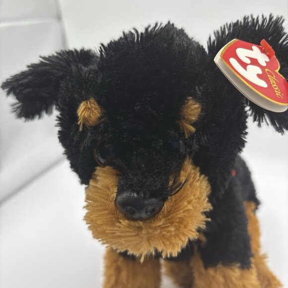 Ty Classic BRUTUS the Rottweiler Dog (Sitting Position) 12" Plush Toy 2014 - Picture 1 of 11